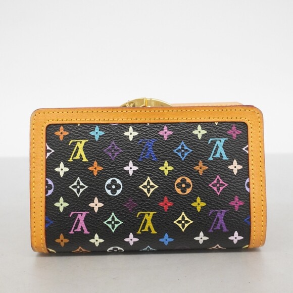 Louis Vuitton Monogram Multicolore Portefeuille Viennois Wallet M92988 Noir W... - Picture 14 of 14